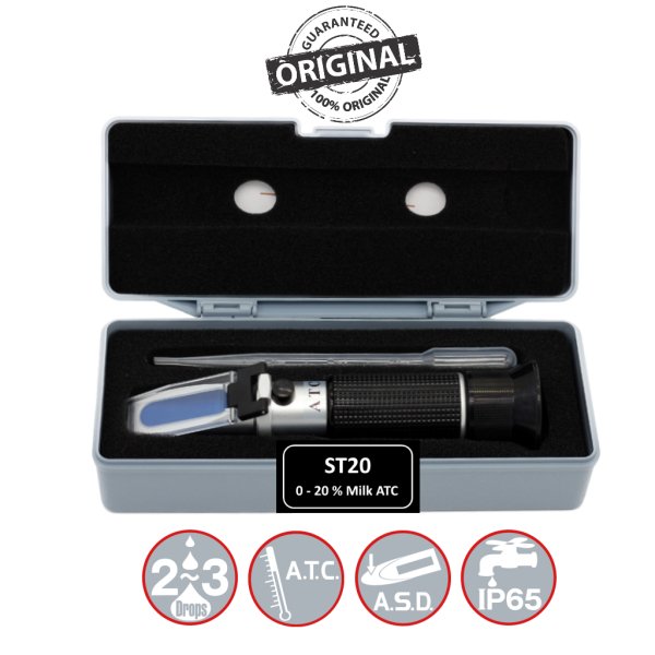 ATC ST20 Süt Refraktometre 0-20 % - Süt Numunelerine Özel